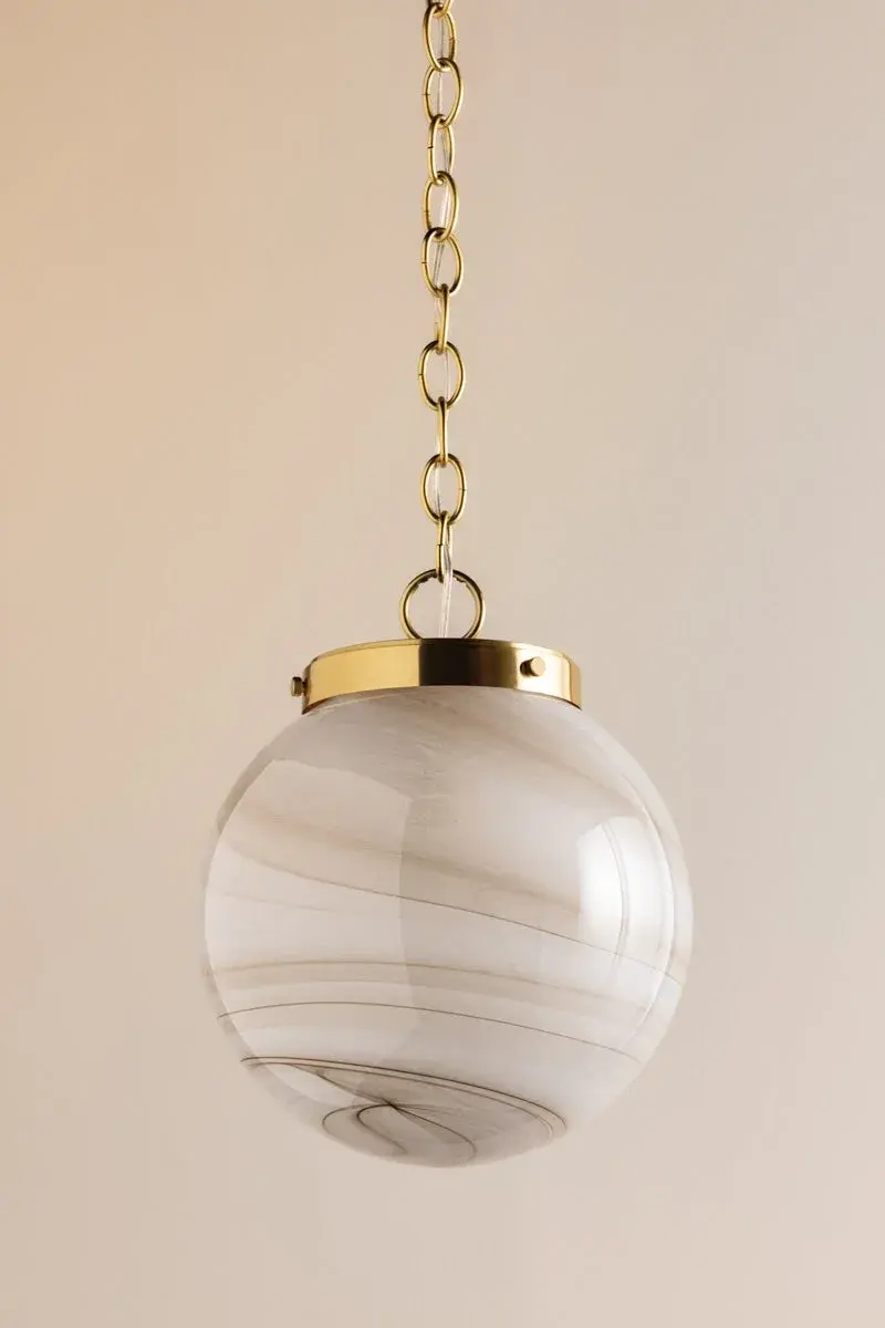 Ambra Pendant in Aged Brass - Image 2