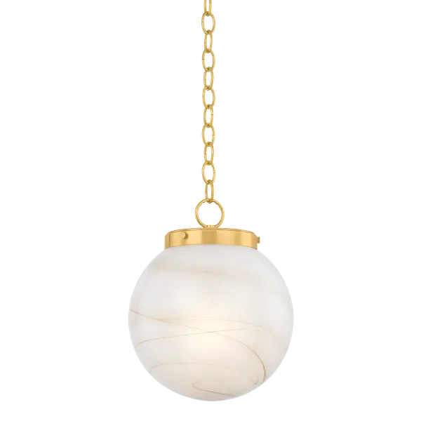 Ambra Pendant in Aged Brass - Image 3