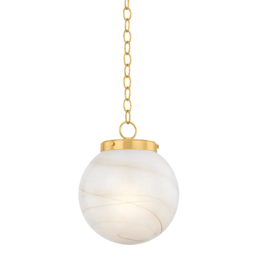 Ambra Pendant in Aged Brass - Image 3