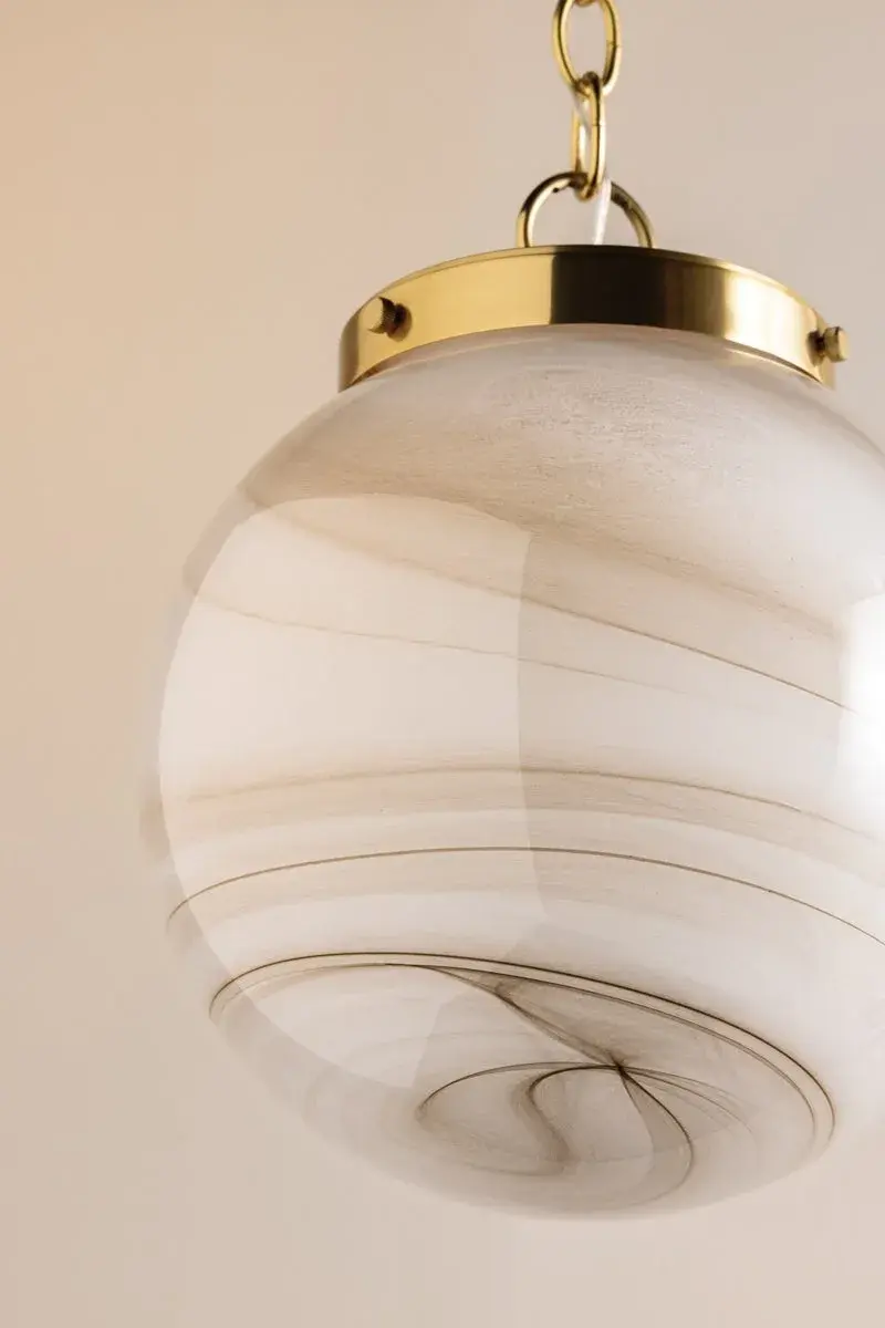 Ambra Pendant in Aged Brass - Image 4