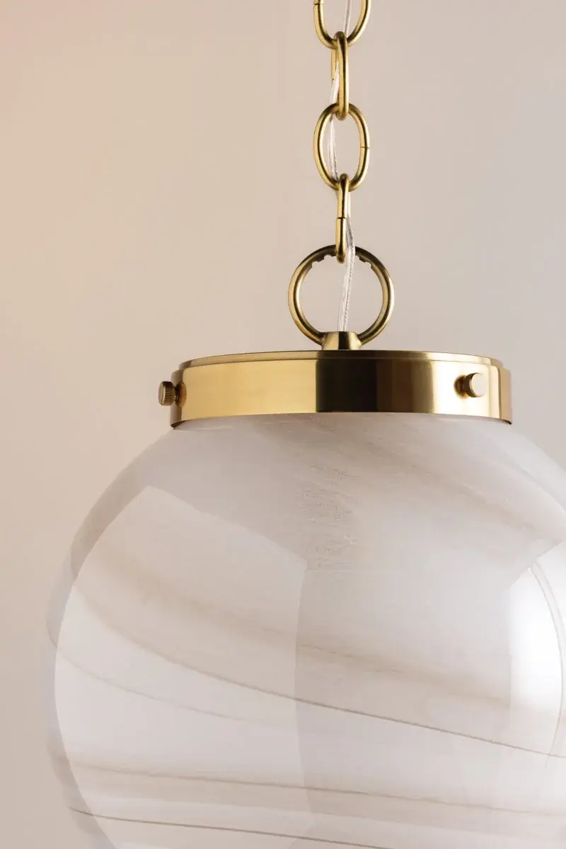 Ambra Pendant in Aged Brass - Image 6
