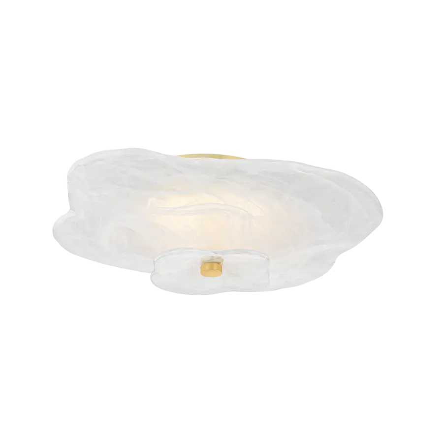 Starlie Flush Mount in Aged Brass - Image 1