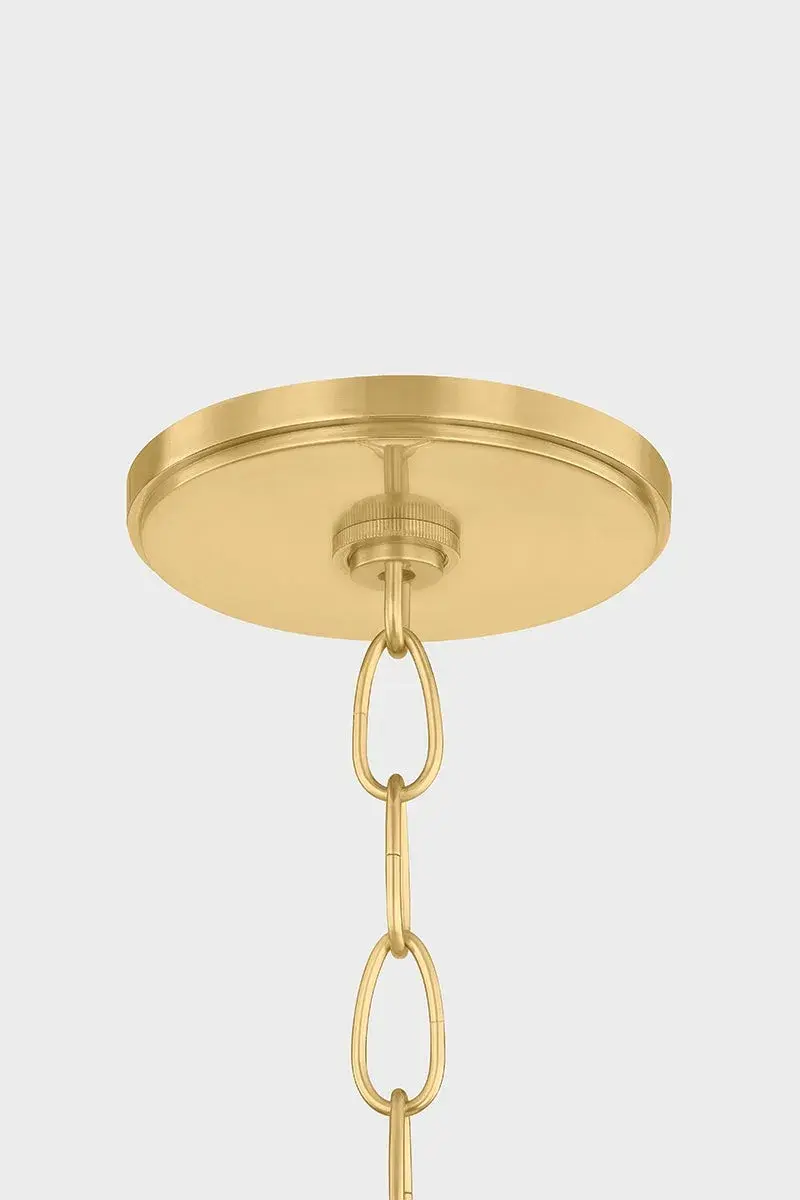 Della Pendant in Aged Brass - Image 5