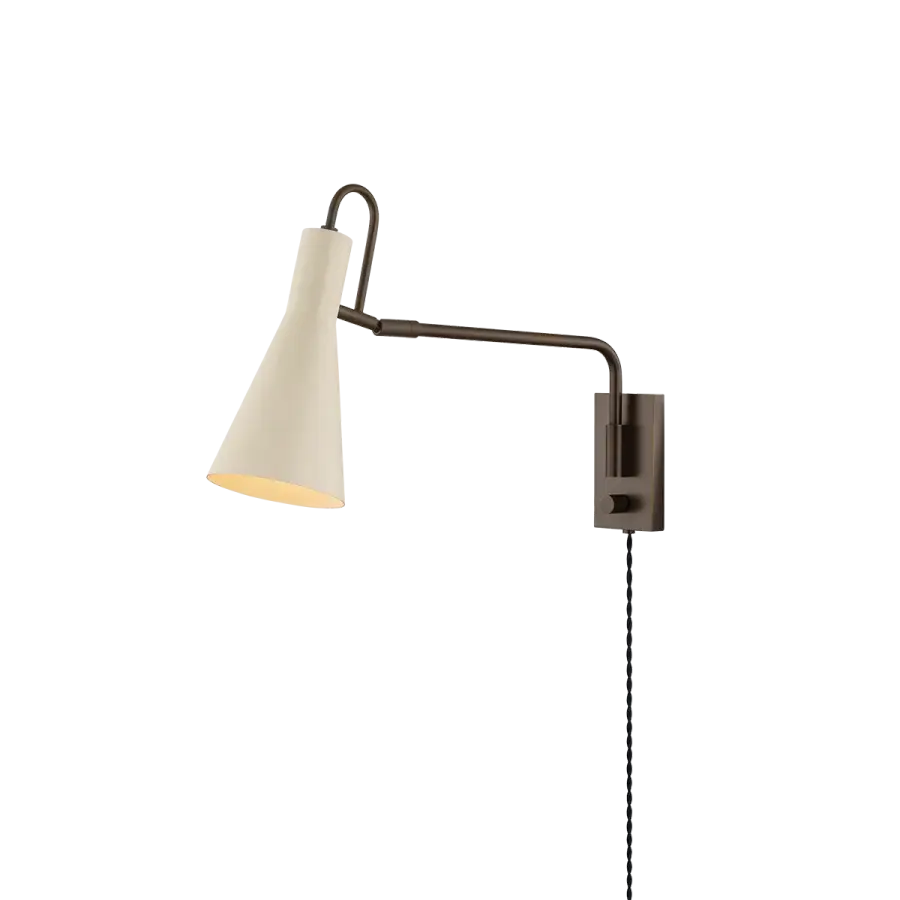 Yvette Wall Sconce in Soft Bisque - Image 1