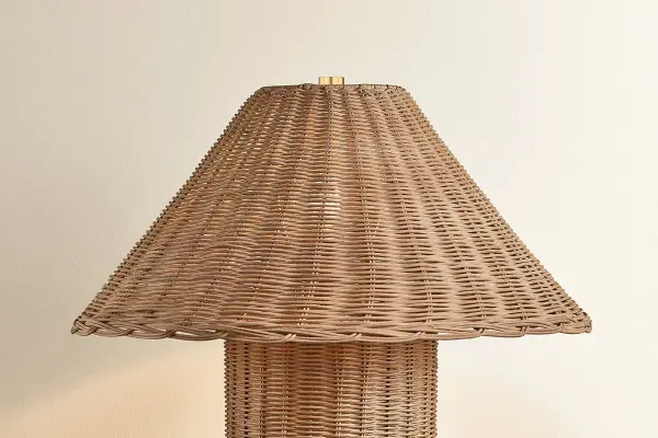 Jeanette Wicker Table Lamp - Image 3