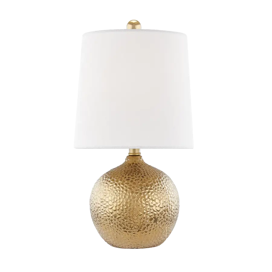 Elegant Gold Table Lamp with Timeless Appeal - Image 1