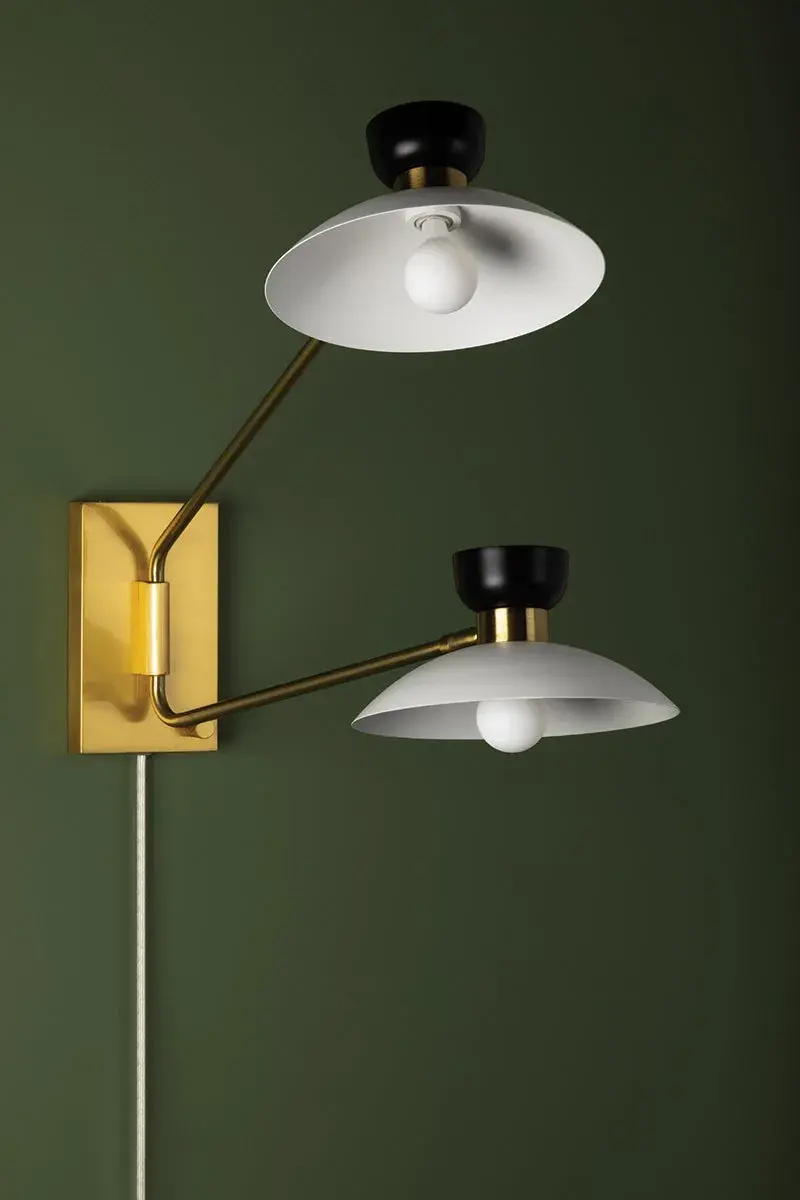 Whitley Plug-In Swing Arm Sconce - Image 4