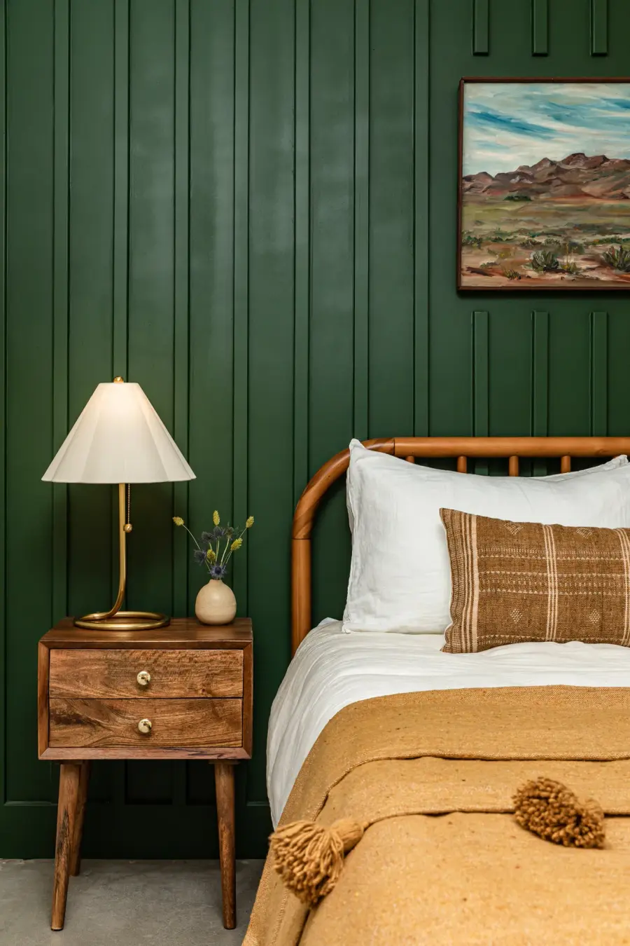 Sculptural Brass Lamp with Artistic Flair and Space-Saving Design - Image 8