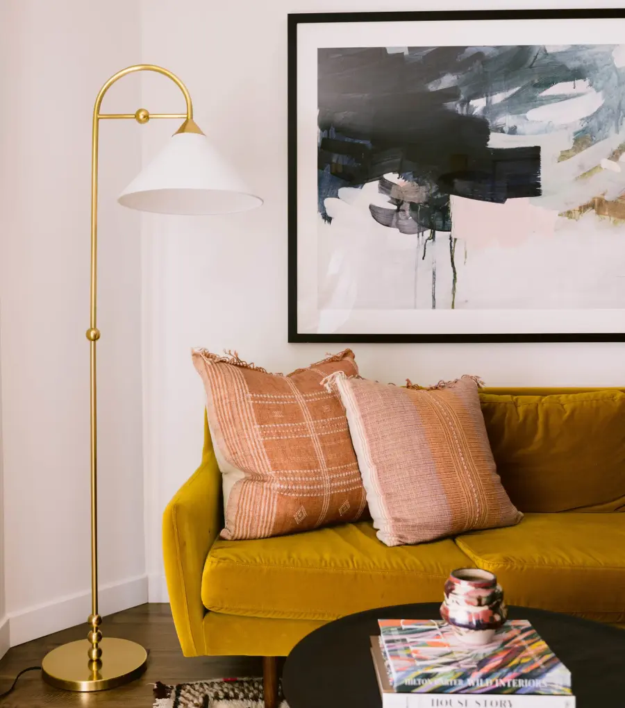 Jewelry-Inspired Floor Lamp with Ornamental Spheres and Geometric Design - Image 1