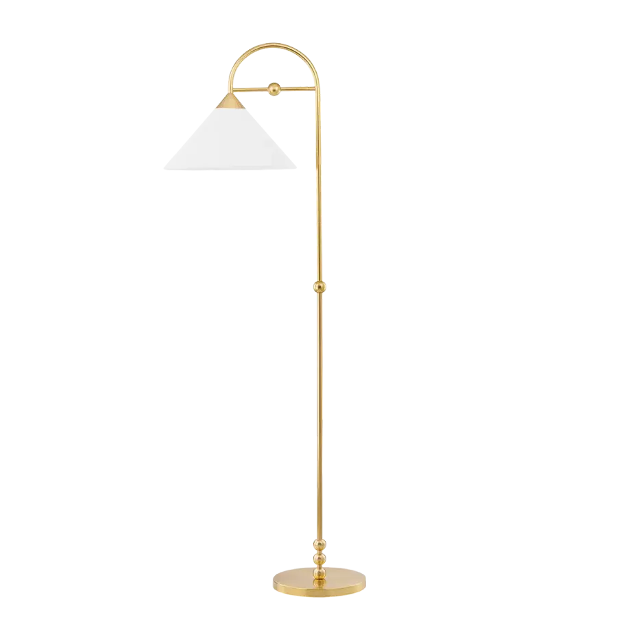 Jewelry-Inspired Floor Lamp with Ornamental Spheres and Geometric Design - Image 2