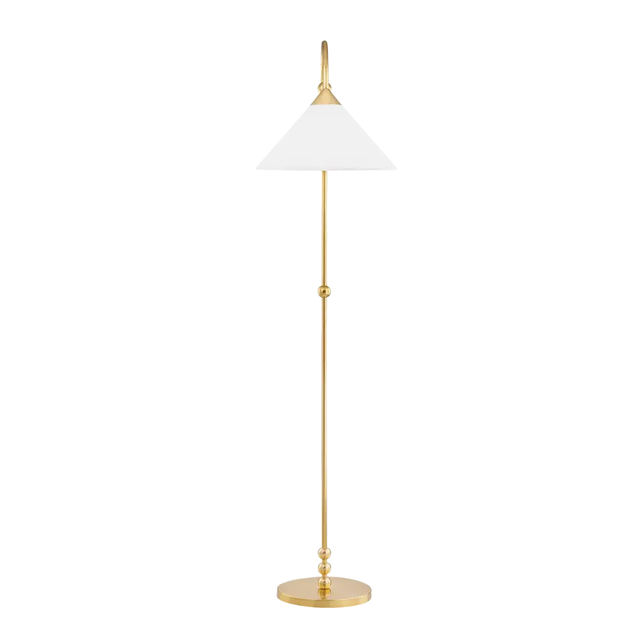 Jewelry-Inspired Floor Lamp with Ornamental Spheres and Geometric Design - Image 3