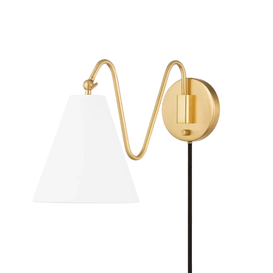 Onda Plug-In Sconce - Image 1