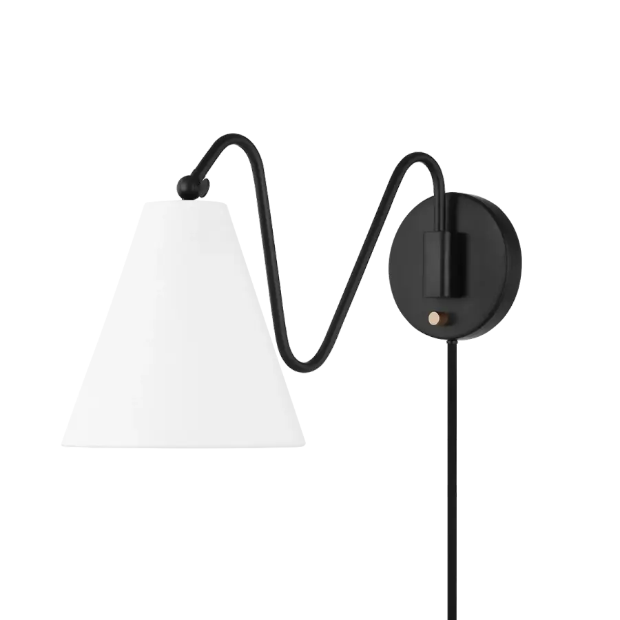 Playful Contemporary Sconce with Artistic Flair and Adjustable Shades