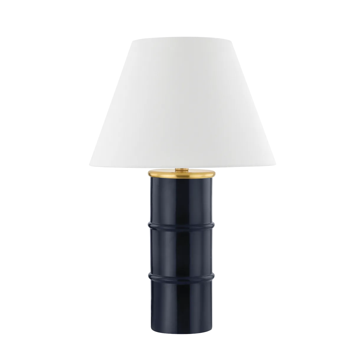 Banyan One Light Table Lamp in Aged Brass