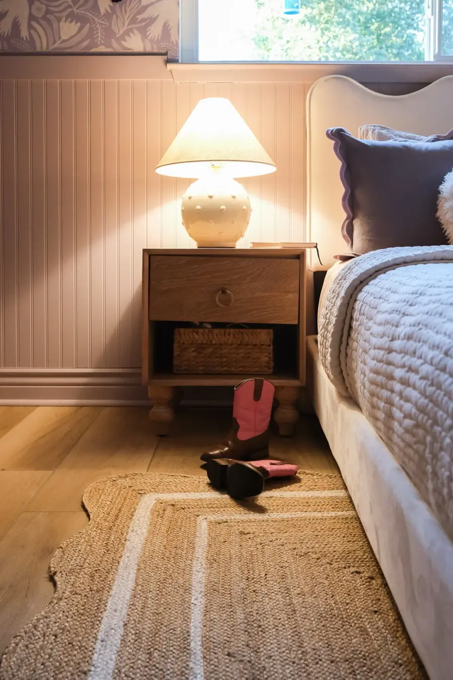 Playful Textured Ceramic Lamp with Designer Pedigree - Image 9