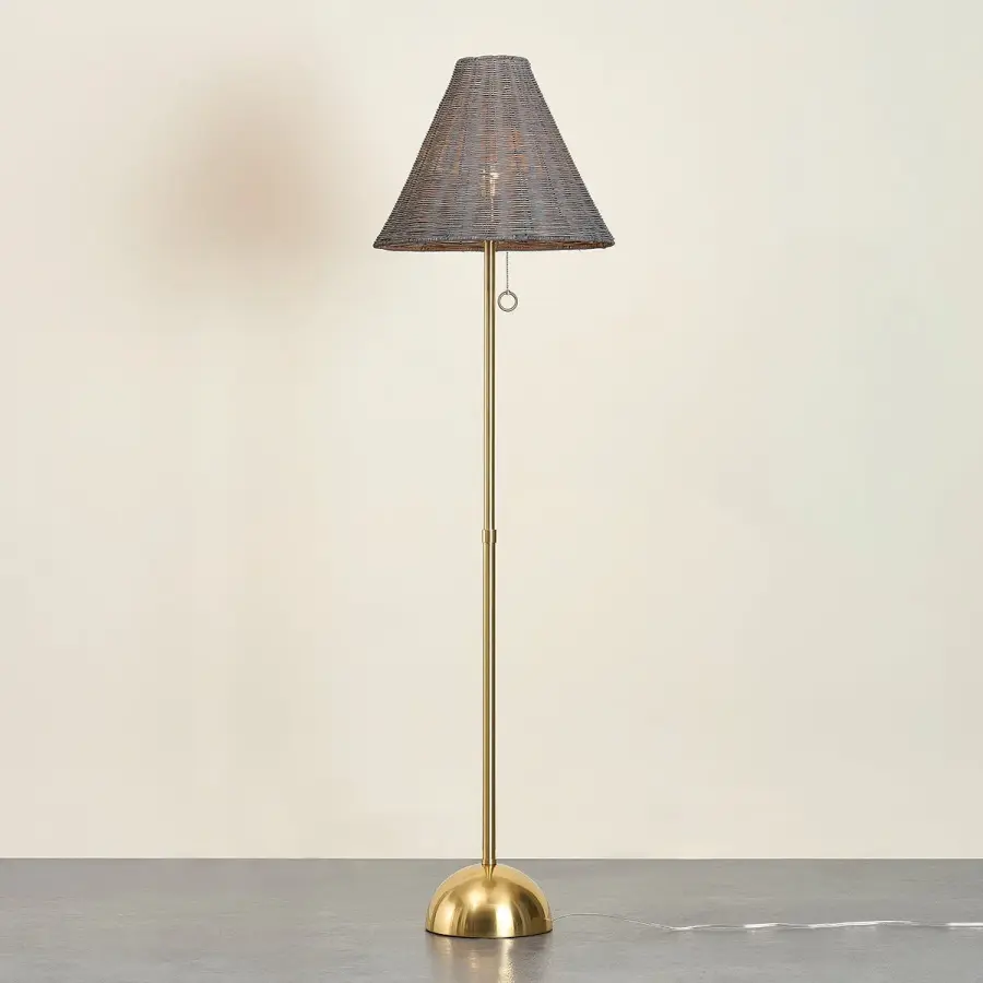 Destiny Floor Lamp in Aged Brass - Image 2