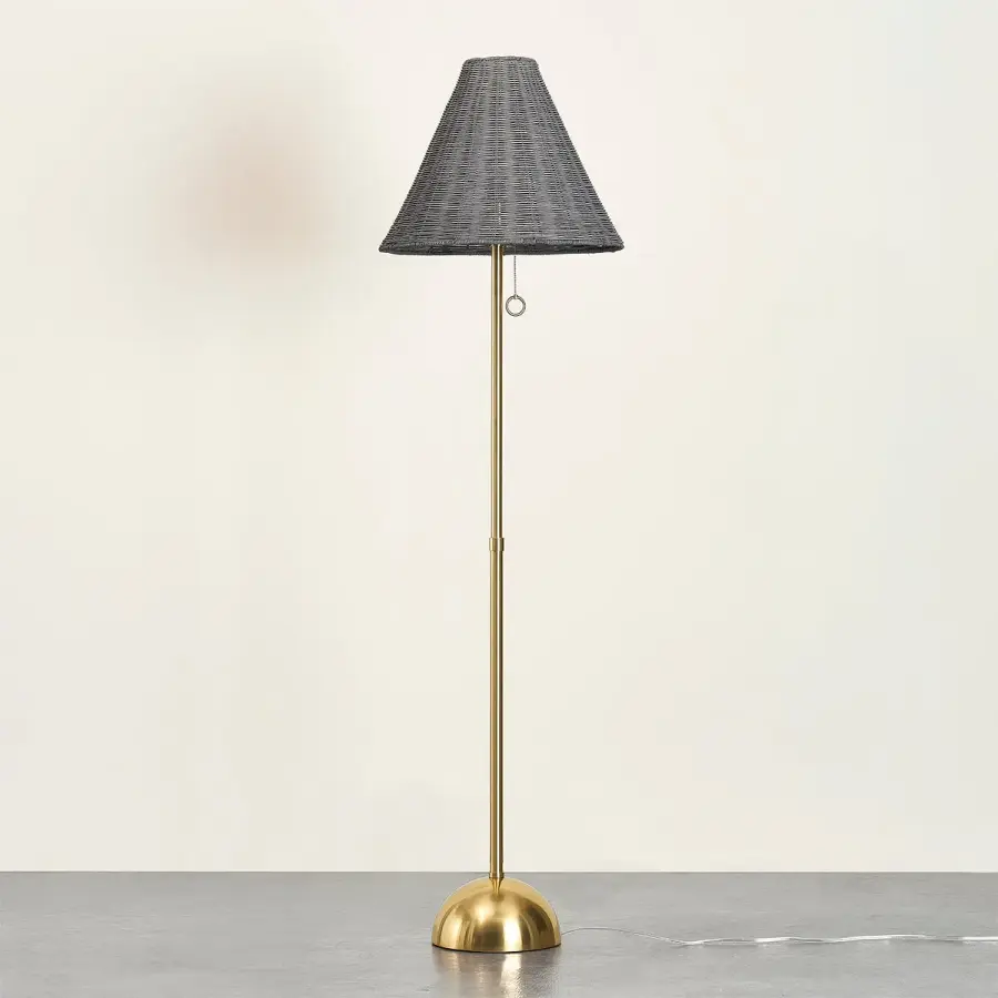 Destiny Floor Lamp in Aged Brass - Image 4