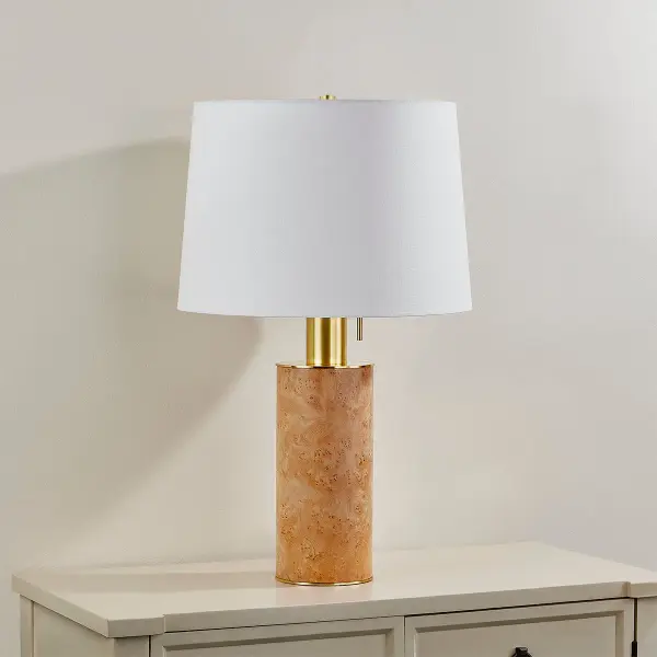 Clarissa Burl Wood Table Lamp - Image 3