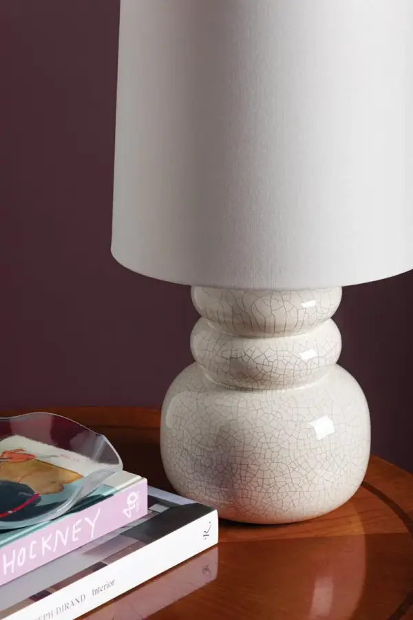 Whimsical Sculptural Lamp with Artisanal Charm - Image 4