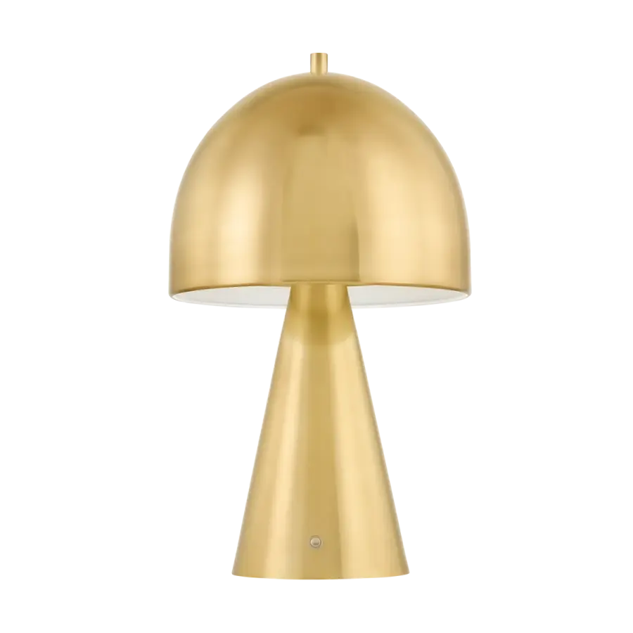 Portable Mushroom Lamp with Modern Geometric Design - Image 1