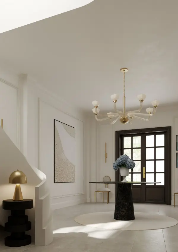 Portable Mushroom Lamp with Modern Geometric Design - Image 5