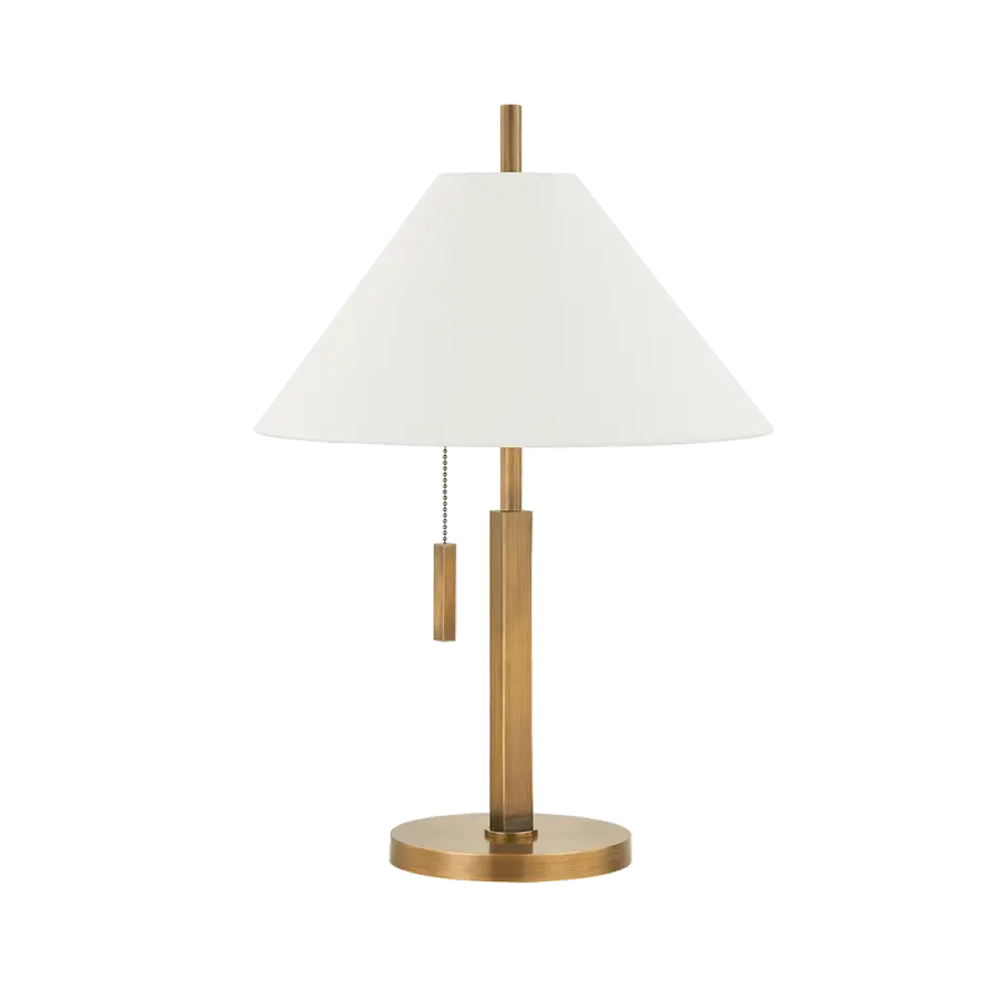 Sophisticated Geometric Design with Timeless Brass Finish - Image 1