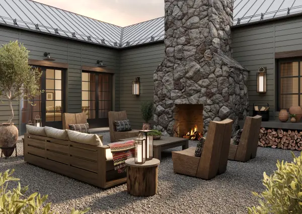 The Gareth combines timeless lantern design with contemporary LED technology and portability. Its mixed-finish aesthetic and rechargeable functionality make it perfect for both indoor ambiance and outdoor entertaining. - alternate view