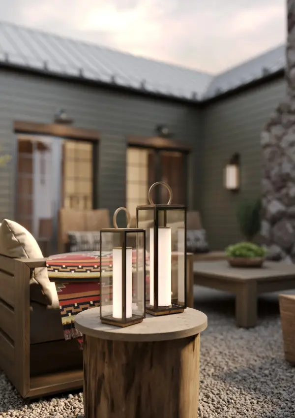 Gareth Exterior Rechargeable Table Lamp - Image 3