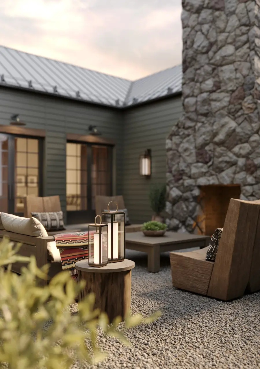 Gareth Exterior Rechargeable Table Lamp - Image 4