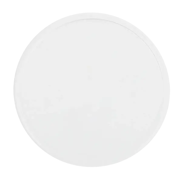 Physical finish swatch in gloss white, ideal for matching fixtures to your space before purchase. Allows you to see the exact color and sheen in your lighting conditions.