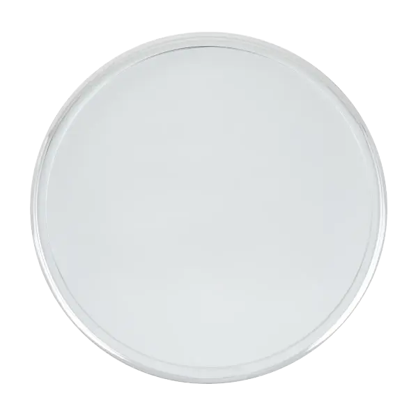 Essential finish swatch for designers and homeowners to coordinate lighting fixtures with existing décor. Showcases the brilliant reflective quality of polished chrome finish before committing to full fixture purchase.