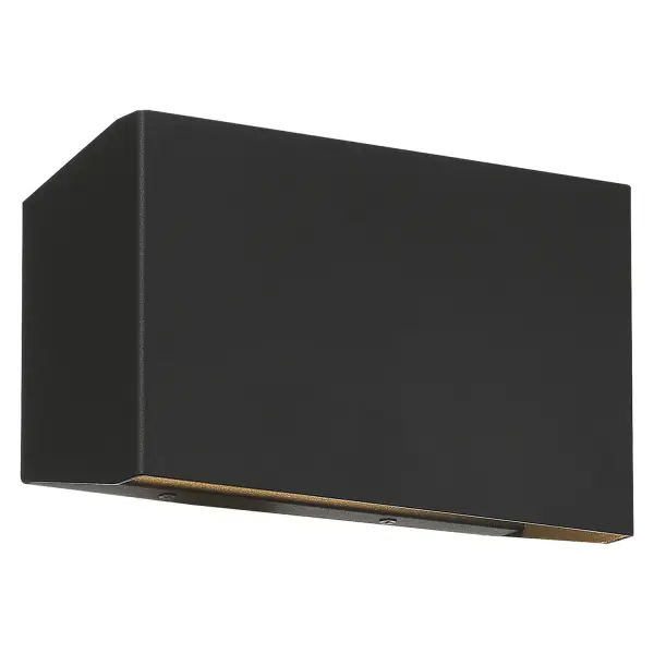The Amora LED wall mount delivers energy-efficient integrated lighting in a sleek black finish. Its compact 5.5-inch profile makes it ideal for entryways, patios, and porches where space is limited.