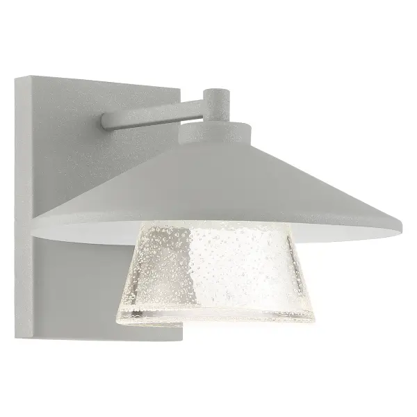 The SILO outdoor wall sconce delivers efficient LED lighting in a compact, contemporary design. With integrated 3000K LED and dimmable functionality, it provides warm, adjustable illumination for entryways and patios.