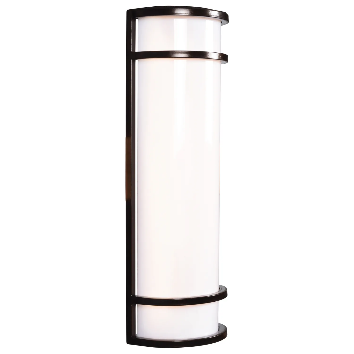Cove Dual Voltage LED Wall Fixture in Bronze
