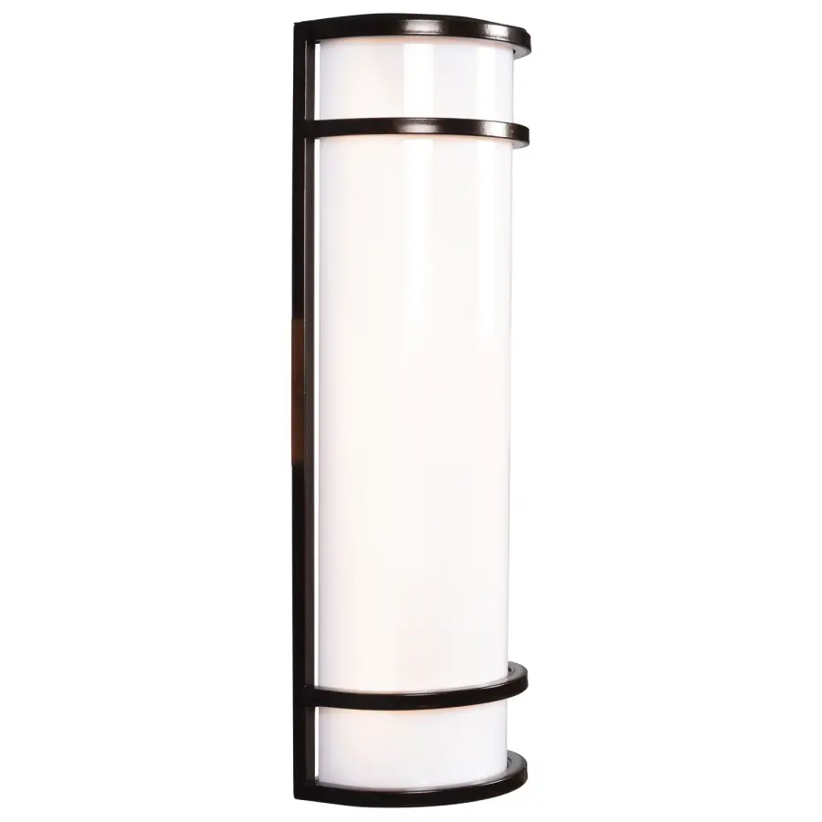 Cove Dual Voltage LED Wall Fixture in Bronze
