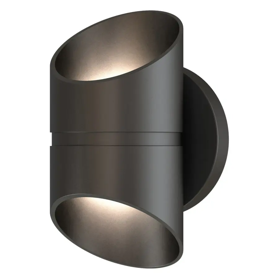 Sleek LED Outdoor Wall Mount with Energy-Efficient Integrated Lighting
