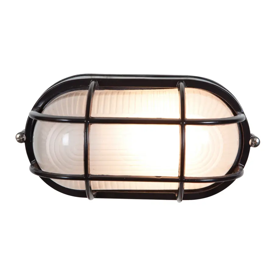 Nauticus Dual Mount Bulkhead Light in Black