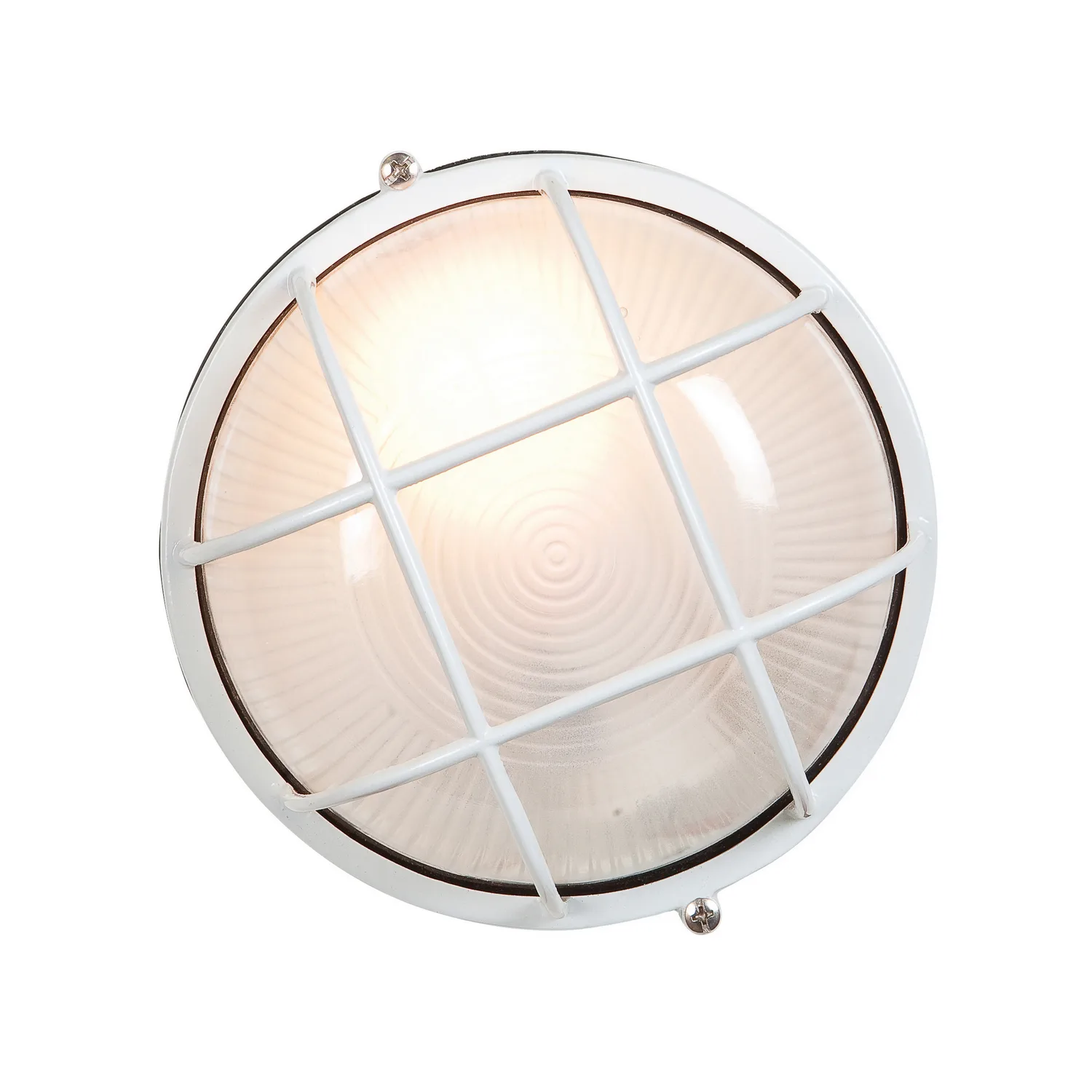 Nauticus Round Dual Mount Bulkhead Light in White