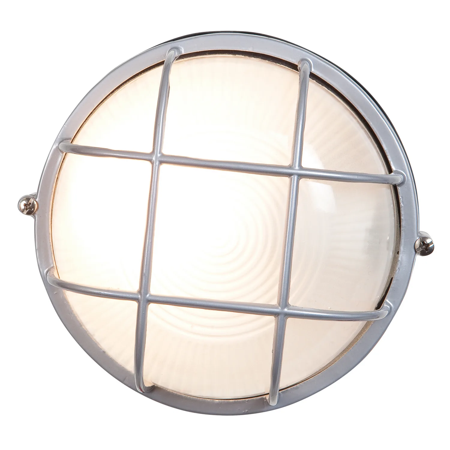 Nauticus Round Dual Mount Bulkhead Light in Satin