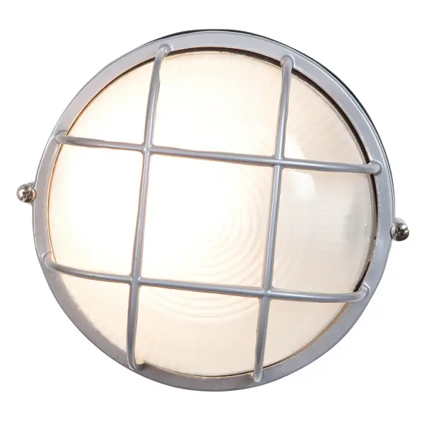 Nauticus Round Dual Mount Bulkhead Light in Satin