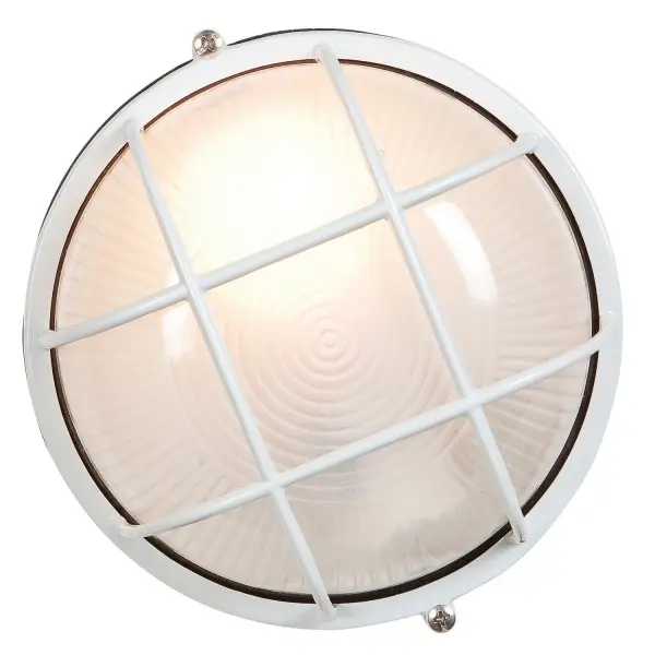 Nauticus Round Dual Mount LED Bulkhead in White