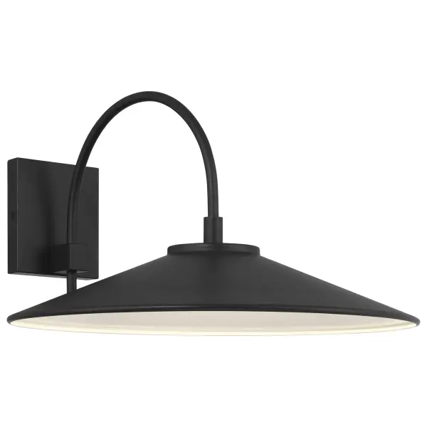 The CAMAS outdoor LED wall sconce combines modern design with energy efficiency, featuring integrated LED technology and Title 24/JA8 compliance for California installations. Perfect for illuminating entryways and outdoor spaces.