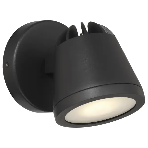 The WeeGo LED Spotlight delivers focused, energy-efficient illumination in a sleek black finish. Its dual-mount capability and compact 5.25" profile make it ideal for accent lighting, artwork highlighting, or task lighting in modern spaces.