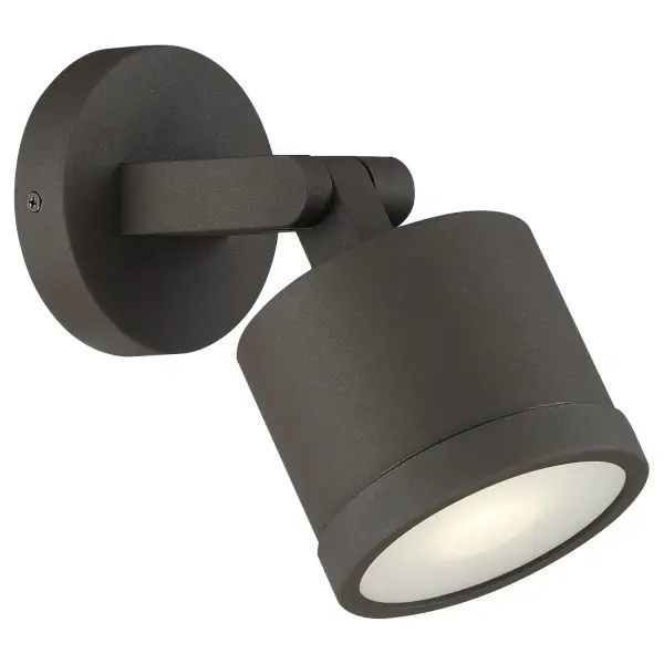 The Zone LED Spotlight offers flexible installation with dual mounting capability, energy-efficient integrated LED technology, and a warm bronze finish. Compact at 7.5" height, it's ideal for accent lighting in residential and commercial spaces.