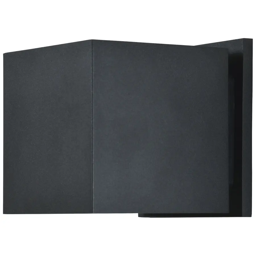 Square LED Outdoor Light in Black
