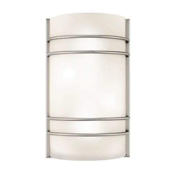 The Cassi LED Wall Fixture combines contemporary styling with practical functionality. Its brushed steel finish and opal glass shade deliver soft, even illumination while the integrated 10W LED provides energy efficiency.