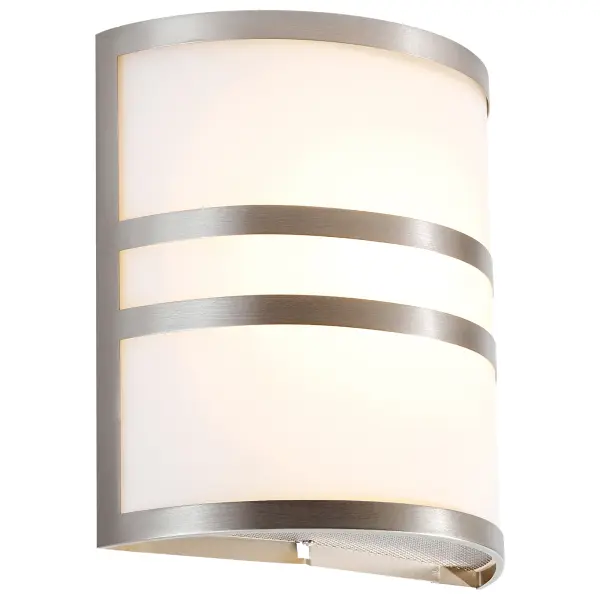 Artemis 2-Light Wall Sconce in Brushed Steel