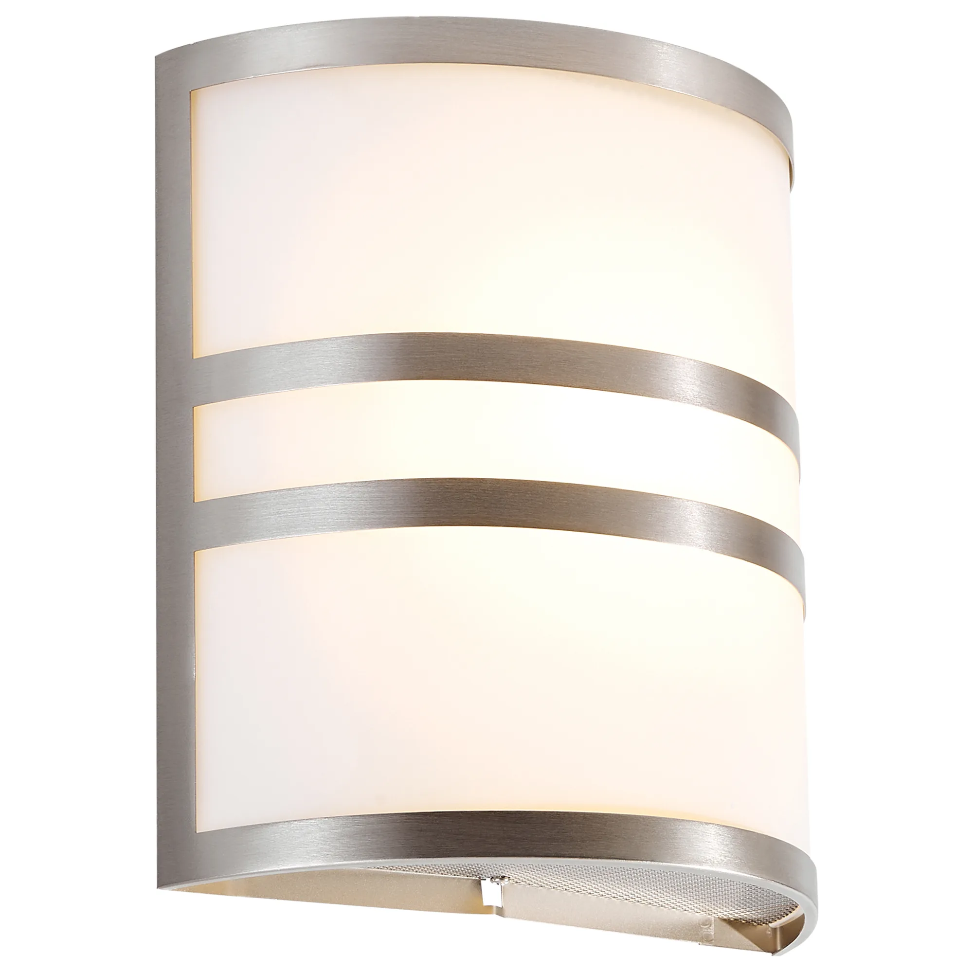 Artemis 2-Light LED Wall Sconce in Brushed Steel
