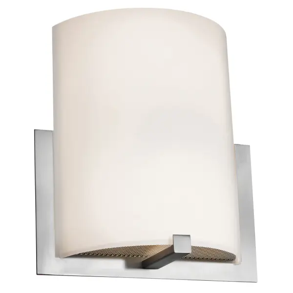 Cobalt 2-Light LED Wall Sconce in Brushed Steel
