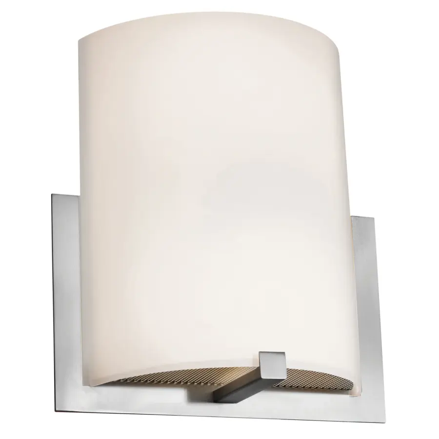 Cobalt 2-Light LED Wall Sconce in Brushed Steel